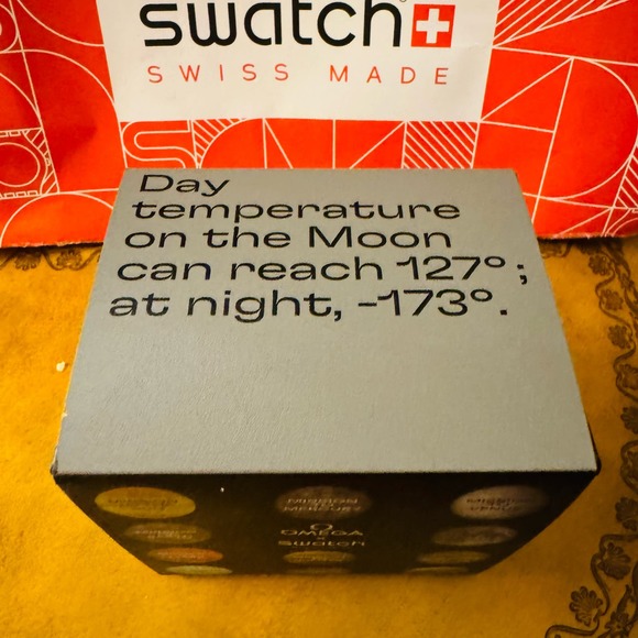 Omega X Swatch Bioceramic Moonswatch Mission to the Moon Gray Watch NIB Warranty - Picture 8 of 11